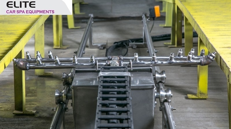 Underbody Car WasherProduct Details:• Minimum Order Quantity : 1 Unit• Flow Rate : 5 m3 / h• Air Pressure : 4-6 Bars• High pressure triple ceramic plunger pump : 20/36 ltr.• Nozzle pressure : 200bar• Power : 7.5HP / 10 HP• Time required for underbody wash : 1.5 min p/vehicle• Washing length : 6mtr• Total no of nozzles : 3/9 nozzles• Nozzle types : nozzles with oscillating system• Automation type : fully automatic panel• Water proof standard switch : IP65• Gantry type : Robotic Sliding Under Chassis Wash System is a rectangular box type structure that moves on rail and it comes with a high tech cable track chain that safely preserves the water pipe hose. It useful for removal of grease marks and decontamination of the Car’s under chassis. It is made of zero nozzle directional jets which gives extra high pressure required for effective cleaning of Under Chassis Area. Two rail tracks are provided for the movement of the RobotFeatures· Eliminates Encrustations· Eliminate oils, dust and grease before maintenance and repair operations· Healthy and safe alternative to manual chassis cleaning· Up to 4 times more productive than manual cleaning· Measurable cost savings· Total quality control· Improved working conditions for vehicle technicians· More vehicles cleaned more frequently, resulting in improved maintenance and earlier fault detectionWe have all type of Automatic car wash system.The system is provided with robotic undercarriage wash with nine oscillating nozzles on a moving gantry covering every corner of the undercarriage from front to back. Complete system is provided with relay logic control and sensors for locating the vehicle and also selecting the vehicle length with easy operating remote panel.Additional Information:• Pay Mode Terms : Other• Delivery Time : 4 Weeks