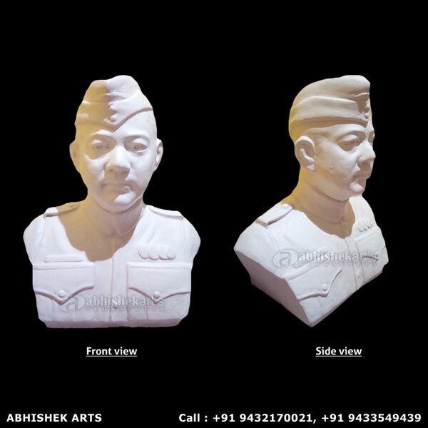 We are one of the leading manufacturer and supplier of Fiber Neatji half bust Statue. These fiber statues are made of high grade FRP with weather coated color for long lasting.Height of this ntaji bust is available in 2 feet. We also do customized statues.