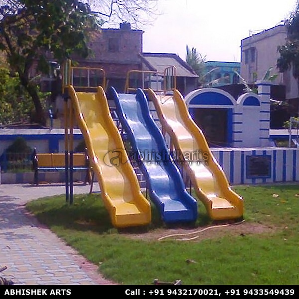 Playground Triple Slide