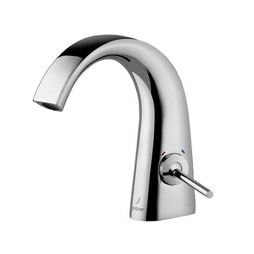 Beautiful Joystick Basin mixer.Provided with controlled fludity, smooth architecture and balanced proportions.