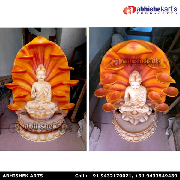 Buddha fountain with pradeep