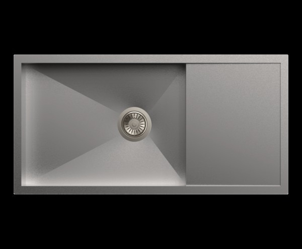 In this bowl has single bowl with drainer.This is different features in Quadro Single Bowl With Drainer .In this bowl using high quality stainless steel sinks.  