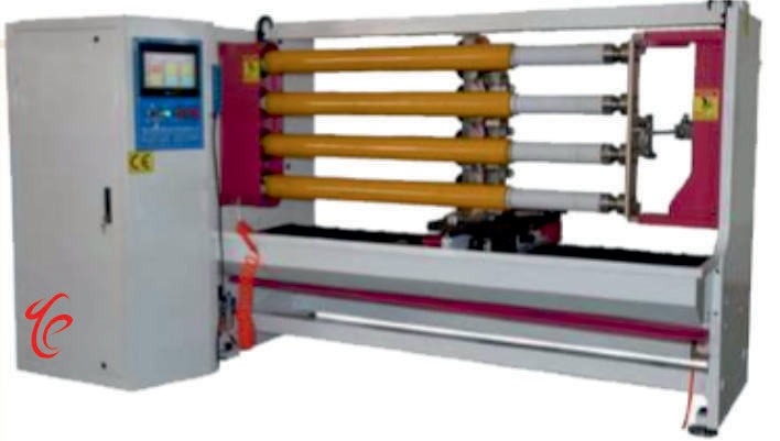 ApplicationCutting PVC Tape, OPP Tape, PE Tape, masking tape, double side tape, paper tape, fabric and etc.Machine Parameters:Max-width of Material 1300mmMax-diameter of Material 80mmMin-width of cutting 3mmCutting Speed 0-35cuts/minPositioning accuracy 0.05mmInner diameter of paper tube 38mmVoltage 415 V