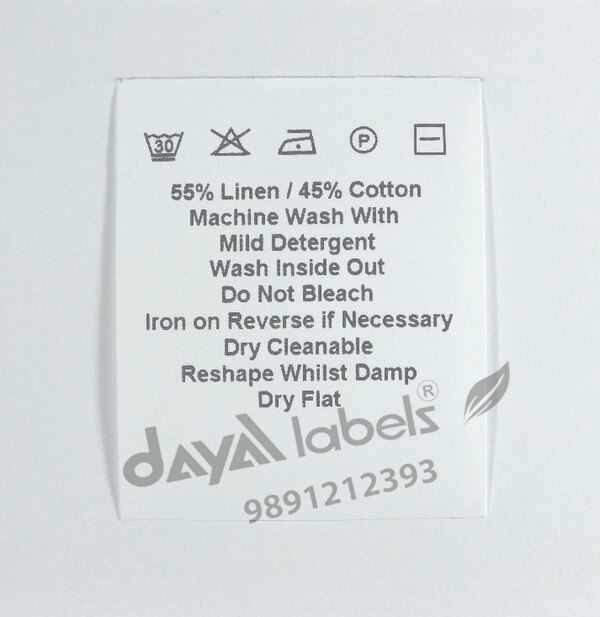 Wash Care Labels