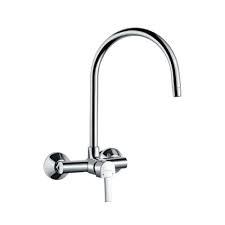 It is a single lever sink mixer with swinging spout on upper side (wall mounted model)with connecting legs &wall flanges