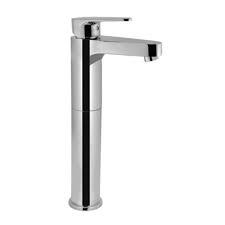 Single lever tall boy with 180mm extension body fixed spout without popup waste system with 600mm long braided hoses .