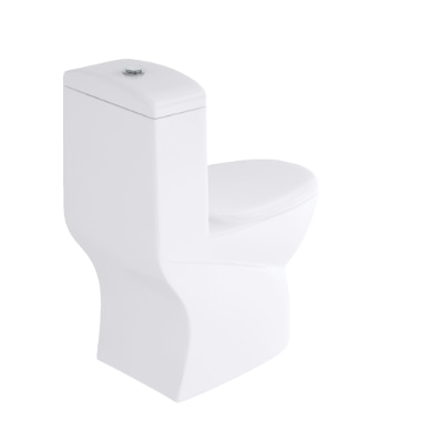 Superior finish, durable, beautiful and comfortable, the one piece closet from the Median Range series by the Hindware Italian Collection is a great pick if you want the best of both worlds.