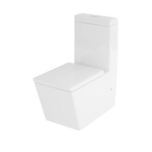 Graceful Italian styling featuring a clean square design with gentle, smooth lines, the Modena range of one piece closets ensure a clean and hygienic environment.