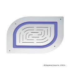 It is a single function shower and it is a stainless steel it have RGB LED  remote control .