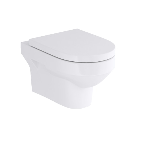 Perfect for those with an appreciation for good design and quality, the clean compact design with concealed trap of this distinctive Orbit Range of wall mounted WCs present an eye catching artistry while blending in functionality with the smart 3/6 flush that ensures hygiene and cleanliness.