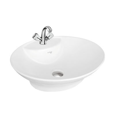 The slight curve and exceptionally thought-of shape makes this basin a choice for the creative-minded.