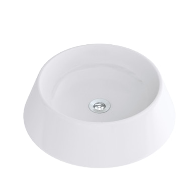 The Vessel range of over counter WBs reflect a flowy, curved designed following that of a vessel.