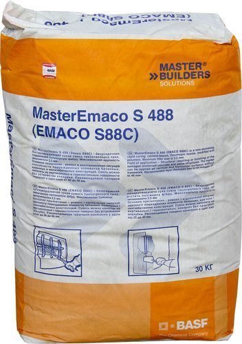 Pat Impex is a leading dealer & distributor of BASF MasterEmaco 131, BASF MasterEmaco 131, BASF MasterEmaco 488, BASF MasterEmaco S 346, BASF MasterEmaco S 348, BASF MasterEmaco SBR 2, BASF MasterEmaco SBR 2.BASF’s MasterEmaco product system under the Master Builders Solutions brand offers comprehensive solutions for concrete that has been damaged or deteriorated by changing weather conditions, chloride ions, contaminants and extreme environments.The MasterEmaco portfolio of primers, cementitious and resinous repair mortars and fairing coats make up a complete system approach that is used to substitute deteriorated concrete and re-establish the original strength, structural integrity and aesthetics.Formulated to be wet or dry spray applied, formed or hand troweled, the MasterEmaco line of superior performance products re-establish the long-term durability and load bearing capacity of concrete. Working quickly to allow a fast return to service, they match the concrete’s strength, improve the aesthetics and prolong the lifecycle of the building or structure.