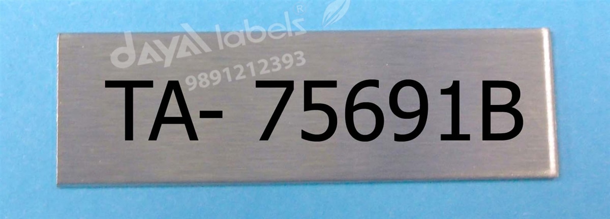 Leveraging on our vast experience, we have been able to develop quality Stainless Steel Labels. our labels are trusted by the leading organizations for high reliability and longer life. Our labels are tested on various platforms to ensure these are defect free. Our labels can be availed by the clients at affordable rates and in bulk quantities.