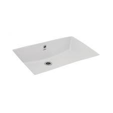 In this under counter basin with fixing accessories and it is a rectangular shape and beautyful design .