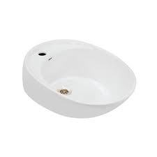 It is a table top basin with beautiful round design and well shape .