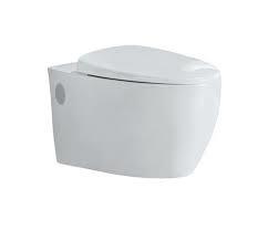 Rimless wall hung with  UF soft close seat cover and perfect fitting for perfect look also elongated rag  bolts holes are elliptical in shape , hence it is easy to install .  