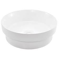 In this thin rim table top basin which is round shape and heavy piece of jaquar .