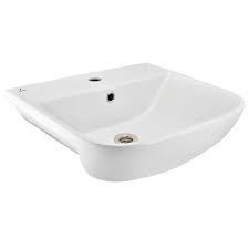 It is a semi recessed basin it is rapidly growing multi diversified bathing solution which have well design and attractive piece .
