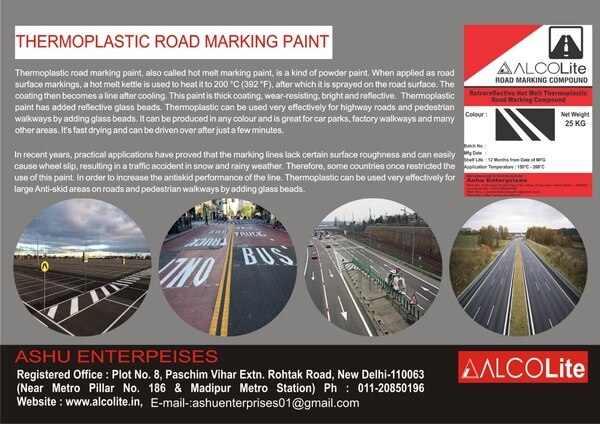 THERMOPLASTIC  ROAD MARKING  PAINT