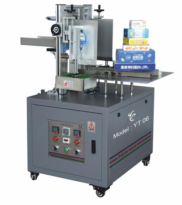 Product Usage:The semi-automatic sealing machine is suitable for sampling cartons, food, hardware tools, electronic toys, stationery and electronic appliance packaging.Features:1. It is made of the food grade standards, the machine is made of stainless steel, aluminium components.2. The change overs are convenient and fast. 3. Fully enclosed structure, simple and stylish appearance.4. Optimize power consumption and meet the new concept of energy saving.5. Simple operation, high efficiency and low input cost.Product Specifications: Working voltage: 220V 50HZWorking pressure: 0.4Mpa-0.6MpaPower: 3.6KWNoise: less than 50 decibelsSealing box size: Length 80-300mm / width 40-200mm / height 20-120mm