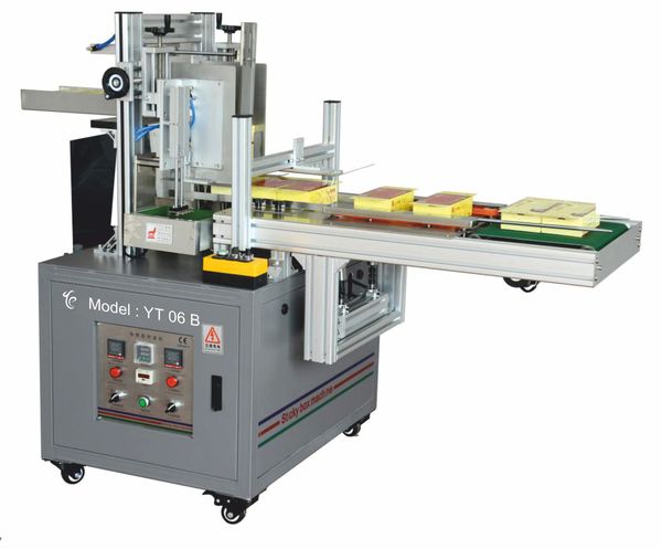 Product Usage:The semi-automatic sealing machine is suitable for sampling box, food, hardware tools, electronic toys, stationery and electronic appliance packaging.Features:1. It is made of the food grade standards, the machine is made of stainless steel, aluminium components.2. The change overs are convenient and fast. 3. Fully enclosed structure, simple and stylish appearance.4. Optimize power consumption and meet the new concept of energy saving.5. Simple operation, high efficiency and low input cost.Product Specifications:Automatic hot melt adhesive sealing machine parametersWorking voltage: 220V 50HZWorking pressure: 0.4Mpa-0.6MpaPower: 3.8KWNoise: less than 50 decibelsSealing box size:length 80-300mm / width 40-200mm / height 20-120mmWorking efficiency: 30-50 / minWorking temperature: 180-220 degreesTank capacity: 1.5kgsWeight: 130kgMachine Size: 1750*850*1350mm (LxWxH)