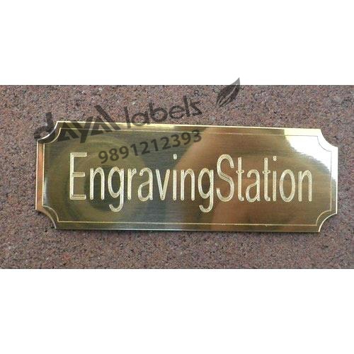 Relying on our huge domain experience in the current domain, we have been successfully affianced in providing excellent quality Brass Nameplates