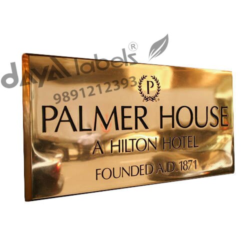 We are one of the leading manufacturers, suppliers, and exporters of Copper Nameplates. The only quality material is used for manufacturing these products, so as to ensure that only a faultless range is dispatched from our end.