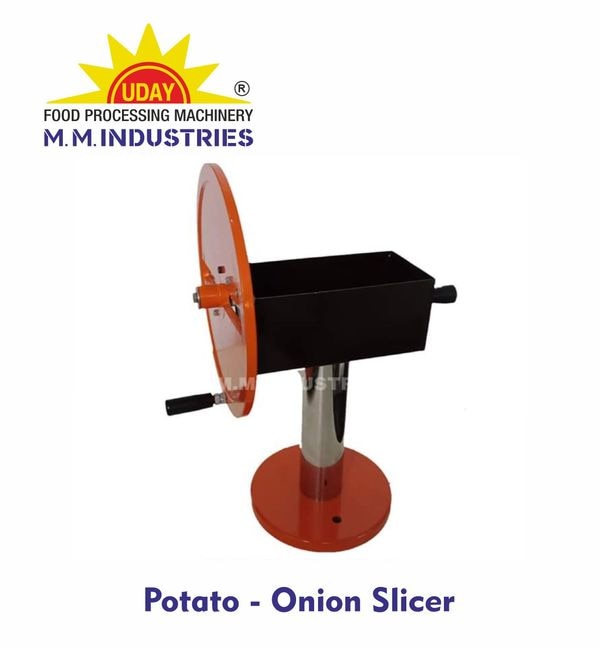 We are offering Hand Operate Potato and Onion Slicer to our clients. We provide high-quality products to our clients. This Machine Very Small and Thickness Adjustable. Material : Aluminium, S.S., C.I., M.S.Blade      : S.S.Weight    : 3.5Kg.Easy to Operate and Easy to Clean