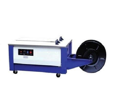 Low Table Top Strapping Machine is suitable for cartons, calcium-plastic cases, books, soft and hard packages as well as all kinds of articles in square, cylinder or annulations. The machine with very low table is suitable for the packages that are very large or heavy.