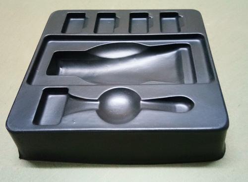 We design and develop a vast array Blister Packaging Tray. This range finds wide usage in the FMCG (fast moving consumer goods) segment. Our Blister Packaging Tray is available in varied specifications according to client requirements. We make use of qualitative raw material in the production process which ensures resilience.This range is ideal for all commercial and domestic purpose, and is used for packing lighters, torches, cleaning scrubbers and many more.Our Blister Packaging Tray is customized on the following aspects:WeightSizeShapeLength