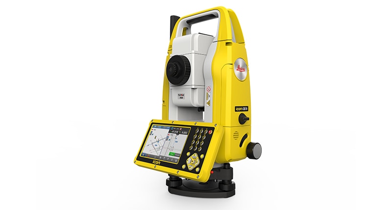 Leica iCON iCB70 Manual Construction Total StationThe Leica iCON iCB70 manual construction total station makes you layout more points per day on your construction project with either prism or reflectorless measurements. Featuring mobile data capability, the iCB70 lets you transfer construction data between the office and the instrument directly, keeping your project progress and plans constantly up to date, assuring that you do not miss any changes in design. Facilitating the move from conventional analogue layout methods to modern digital workflows, the iCB70 helps you to achieve the productivity and accuracies demanded by the building construction industry.The iCON iCB70 allows users to:Keep tight project tolerances by measuring to a prismLayout points and lines quickly and accurately, even on complex structuresPerform verticality checks on formwork and structuresComplete fast and accurate as-built measurementsReport volume calculations directly on siteWork with digital design data including fully rendered models in IFC formatTransfer construction data directly to and from the instrumentEquipped with the construction-tailored and easy-to-use software platform iCON build, the Leica iCON iCB70 manual construction total station guarantees efficient layout and as-built tasks. Forget about paper plans, tapes, plumb-bobs and chalk-line that cause error-prone layout jobs on your construction site. Leica Geosystems’ new manual construction total stations support you in your no-tapes and no-strings approach to construction layout.The iCON iCB70 features:iCON build with ‘build plus’ on-board software5 inch colour touch screen and full numeric keyboardFineFocus telescope to simply aim to a defined target1’’, 2’’ and 5’’ angular accuracyPrism and reflectorless measurementsBluetooth and WLANMobile data (GSM / GPRS / UMTS / LTE) as an optionIP66 rating