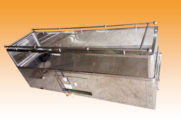 MC 003 -  Single Dead Body freezer (Corner round type with handrail)