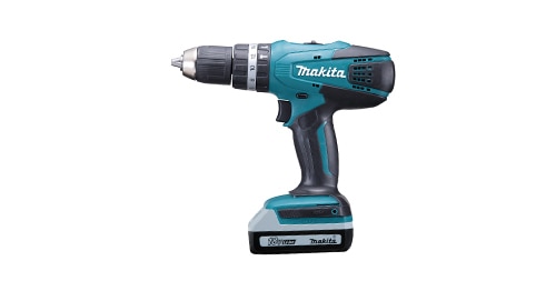 The Makita DF457DWE Cordless Driver Drill is powered by G-Series 18V Li-Ion battery which is ideal for a wide range of DIY applications. The maximum torque of 42 NM provides sufficient force for loosening and tightening all types and sizes of screws. The Driver Drill is equipped with variable speed control by trigger to allow the user to match the speed to the applications.Features:- Powered exclusively by the G-Series Li-Ion battery- Compact and lightweight design.- All metal gear construction ensures high transmission durability.- Single sleeve keyless chuck enables easy bit installation/removal with one hand.- Ergonomically designed rubberized soft grip provides more control and comfort.Technical Specification:Battery Voltage - 18VBattery Type - Lithium-IonBattery Capacity - 1.5Ah ( G-Series Battery)No Load Speed - High: 0-1400 RPM / Low: 0-400 RPMDrilling in Steel (max) - 13mm (1/2