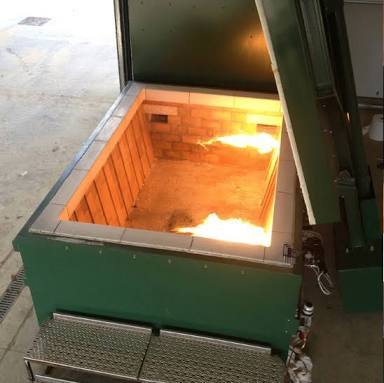 This is a eco-friendly way to cremate a pet body with the heat evolved from Heating Elements, which can fulfill the need of recent problem associated with the disposal of pet bodies.It is designed in such a way so that maximum heat evolve from Electric Coils is utilized for cremation of the pet body (i.e. Maximum Combustion Efficiency) and air input is as per requirement for complete combustion & controlled so that less suspended particles in flue gas.