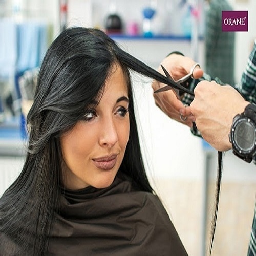 Female Haircut with Blow Dryer
