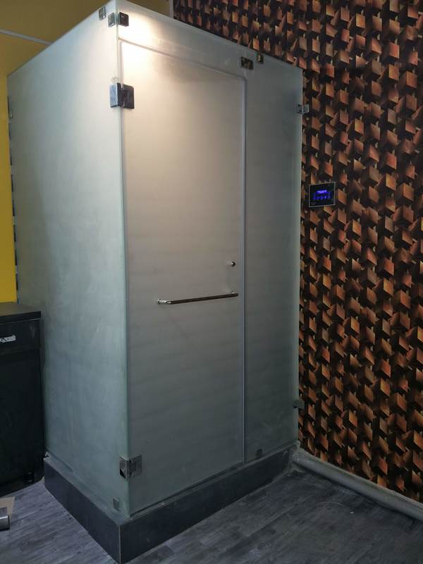 Customized Steam Bathroom* Digital Control Panel Opereted* Auto Time Cut-off Systems* Auto Temperature Cut-off Systems* Auto Drain Systems* Stainless Steel (304/14 Gauge) Made Steam Tank* Stainless Steel Made (Sunspa Solutions) Heating Element For Long Life* 50mm Thick PUF InsulationDry Run Protection for Heating Elements* Water Level Sonsor Cut-off Systems to Ensure Heater Safety* Safety Pressure Release Valve* Flexible Hose pipe Connector* Soft Touch Control Panel* LCD Display Control panel* Creepage Protection* Stainless Steel Sockets For Long Life of Steam Tank * Short Circuit Protection* High Current Leakage Protection* Earth Leakage Circuit Protection* Hybrid Technology used Control Unit & Control Panel* Low/Medium/High/ Mode Setting for Heating Element Wattage Control to Save more Electricity BillClick Herewww.sunspasolutions.incontact : +91-9966999886,+91-9849756469,