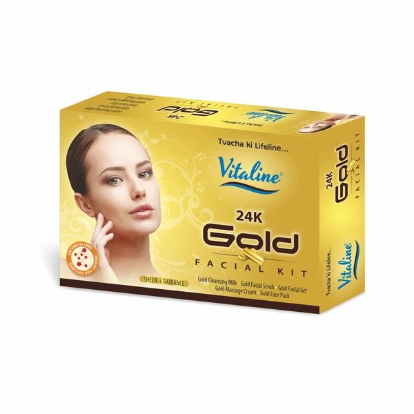 gold sheen facial kit