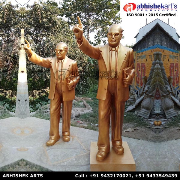 We are one of the leading manufacturer and supplier of Fiberglass Ambedkar Statue. These fiber statues are made of high grade FRP with weather coated color for long lasting.Height of this sculpture is available in 6 feet. We also do customized statues.