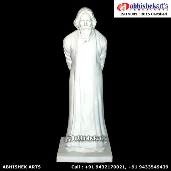 We are one of the leading manufacturer and supplier of Fiberglass Rabindranath statue. These fiber statues are made of high grade FRP with weather coated color for long lasting.Height of this sculpture is available in 6 feet. We also do customized statues.