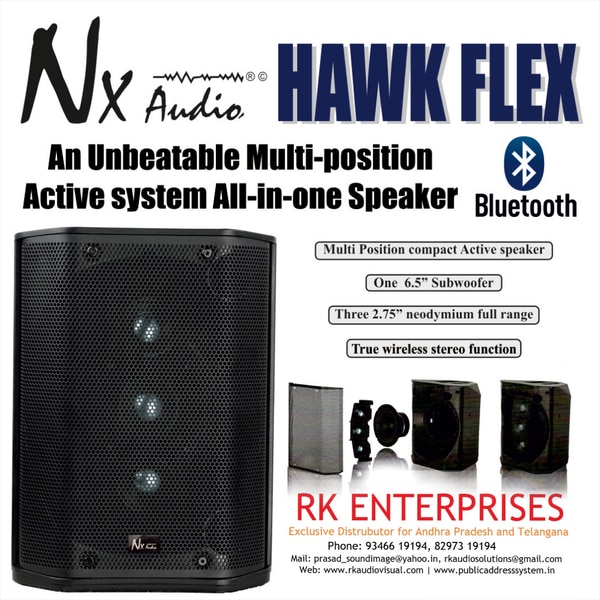 Sound great anywhere with the ultra-portable HAWK FLEX Multi-Position PA system. Designed for musicians, DJs, and general PA use, the HAWK FLEX is the ultimate all-in-one PA, floor monitor, practice amplifier and primary music system. Multiple positions, supported by Auto EQ, ensure that you always sound your best. And with a 3-channel mixer, reverb, Bluetooth streaming and Mic/Guitar switch onboard, the HAWK FLEX is ready to be your go anywhere PA. The versatile HAWK FLEX speaker operates in five unique modes. With Auto EQ, the system automatically updates to maintain optimum tonal balance for each position. Use the examples below to quickly identify the best mode for your application.