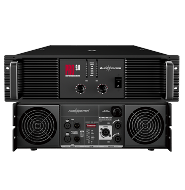 PRO9.0 offers 1000 watts at 8Ω stereo. Each channel works at 2Ω to satisfy all requirements.PRO9.0 adopts Audiocenter latest Class H+ circuitry to eliminate the Class H cross switching distortion.With carefully selected components like toroidal transformers, audiophile Wima capacitors, Toshiba transistors, Carling switch circuit breakers, Neutrik® connectors and Belden wires, etc. PRO9.0 has very clear and clean sound and high damping factor. This makes PRO9.0 suitable for any kind of application, from high power loudspeakers to critical monitoring where very high requirements are mandatory. It can be widely used in fixed installation and touring performance such as bar, nightclub, multi-functional hall, museum, religious venue, commerce site, lecture hall, wedding ceremony, etc.