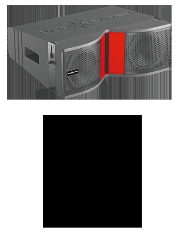 K-LA28, a passive crossover line array speaker, is designed to meet the high requirements of touring performance, rental and fixed installation.The HF driver of K-LA28 is customized Beyma driver with composite membrane (1.75”voice coil), and the MF/LF driver is customized Beyma 8” driver (2”voice coil). K-LA28 system can be used as main sound reinforcement for stage with 3pcs at least or 16pcs at most per array. For system application, we suggest one amp to drive two cabinets (amp working at 2 ohm impedance). Together with Audiocenter CA450, a “plug&play” system can be built up easily to meet the demands from small to large sound system.K-LA28 can be installed vertically. The hanging accessories are built in the cabinet. There are 8.5mm diameter highly durable pins. The system can be configured in modularization according to the venues. Same frame can be either for flying the arrays or for stacking the arrays (We suggest 4pcs maximum for stacking). For easy usage, 3pcs K-LA28 can be stacked with the customized three boxes horizontal sustain bracket.