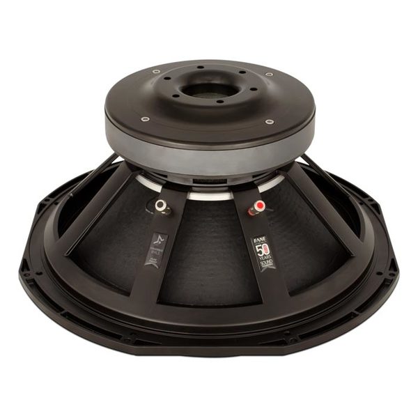 The Colossus 18XLS features a 4-inch, inside / outside windings, copper voice coil and is intended for use as a high output bass driver in multi way systems. The coil is immersed in a symmetric magnetic field that yields increased linearity and lower distortion. This, coupled with laminated silicone suspensions, a large Xmax of 12.5 mm with peak to peak travel of 60 mm, ensures fast accurate bass at high levels of excursion. The cone membrane, manufactured from polycellulose, is much stronger and more durable than conventional paper pulp alternatives. This allows the driver to combine high-sensitivity with the structural integrity required to produce undistorted low frequencies at extreme sound pressure levels. Thanks to advanced thermal management the vented die-cast chassis and increased motor system venting effectively remove heat from the voice coil, resulting in extremely low-power compression. The driver handles 1200 Watts (A.E.S.) continuous coping with peaks in excess of 4800 Watts, exhibiting 97 dB sensitivity over its working band.