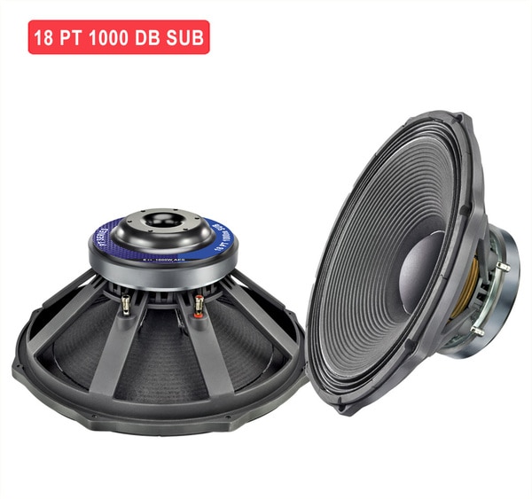 18 PT 1000 DB SUBEspecially for use in LF 9 Cabinet. Reverse fitting, cone facing inside of cabinet.