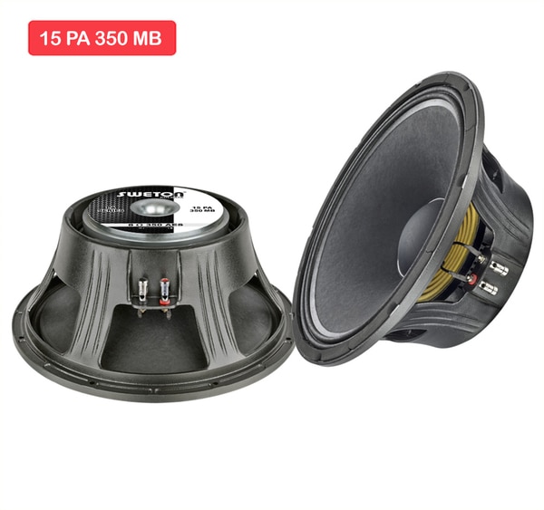 15 PA 350 MBPowerful Mid Bass speaker with extended Low. Better than imported one.