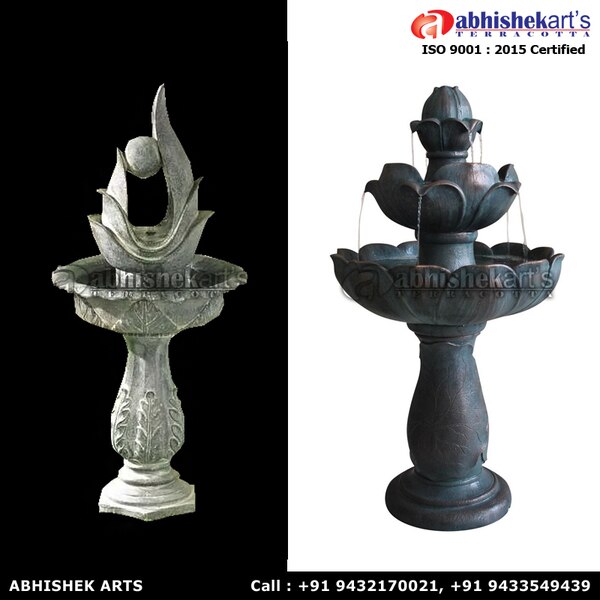 We are leading manufacturer and supplier of Fiberglass water fountains. As well as we are making various fiber fountains. FRP fountain is available in 6 feet.