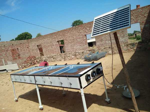 We are a reputed enterprise that is offering precisely-engineeredSolar Food Dryer. The offered system is used in drying of food items utilising heat energy of sun and designed using quality assured components and the latest technology and stringently tested against several parameters. We provide this food dryer to our valued clients in assorted specifications at market leading rates within promised time frame.Features:Convenient to useEasy control and MaintenanceFast Deployment