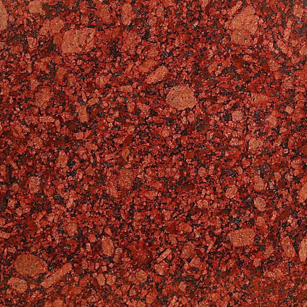 Imperial Red Granite is one of the most sought after red granite's across the world. This granite both is used in lavish large scale projects as well as in retail space. Details as below:Nature: Granite Origin: Madhya Pradesh, IndiaColor and Texture: Red Blocks of varied shapes with small black dots.Availability: Slabs, Tiles & BlocksFinished: Polished, Flamed, Brushed, Bush Hammered, Shot Blast etc.Sizes: As per order