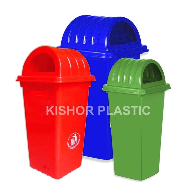 Plastic Dome DustbinDUSTBIN 60 LTR 900 MM X 360 MM X 360 MM DUSTBIN 80 LTR 900 MM X 430 MM X 430 MM DUSTBIN 110 LTR 940 MM X 500 MM X 500 MM